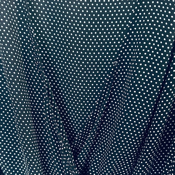 Worthington Large Petite Women Cropped Front Pullover Blouse Top P5 - Picture 4 of 5